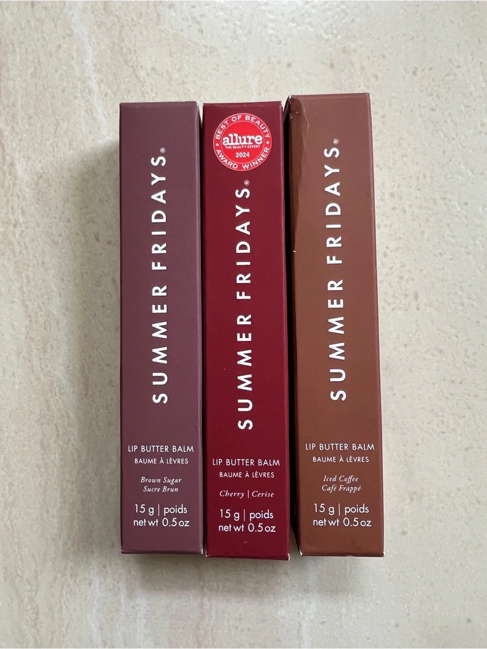 Summer Fridays lip balm bundle of 3